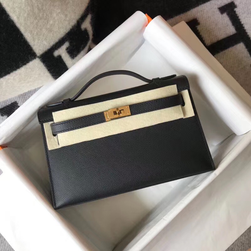 H**mes mini kelly pochette-epsom leather-22cm