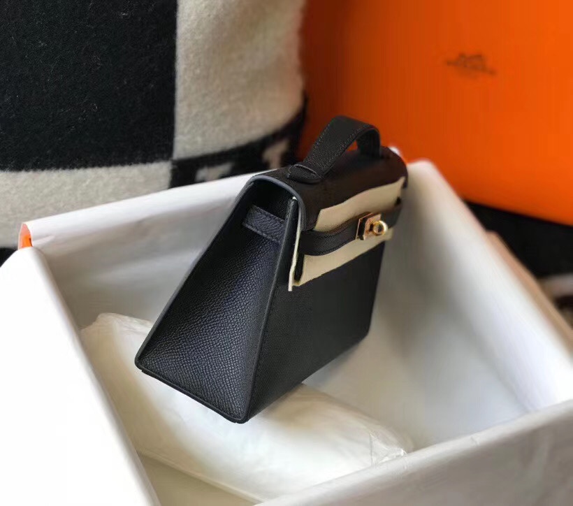 H**mes mini kelly pochette-epsom leather-22cm