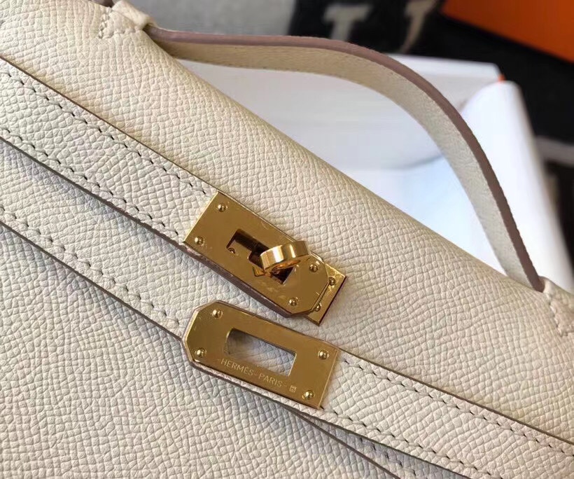 H**mes mini kelly pochette-epsom leather-22cm