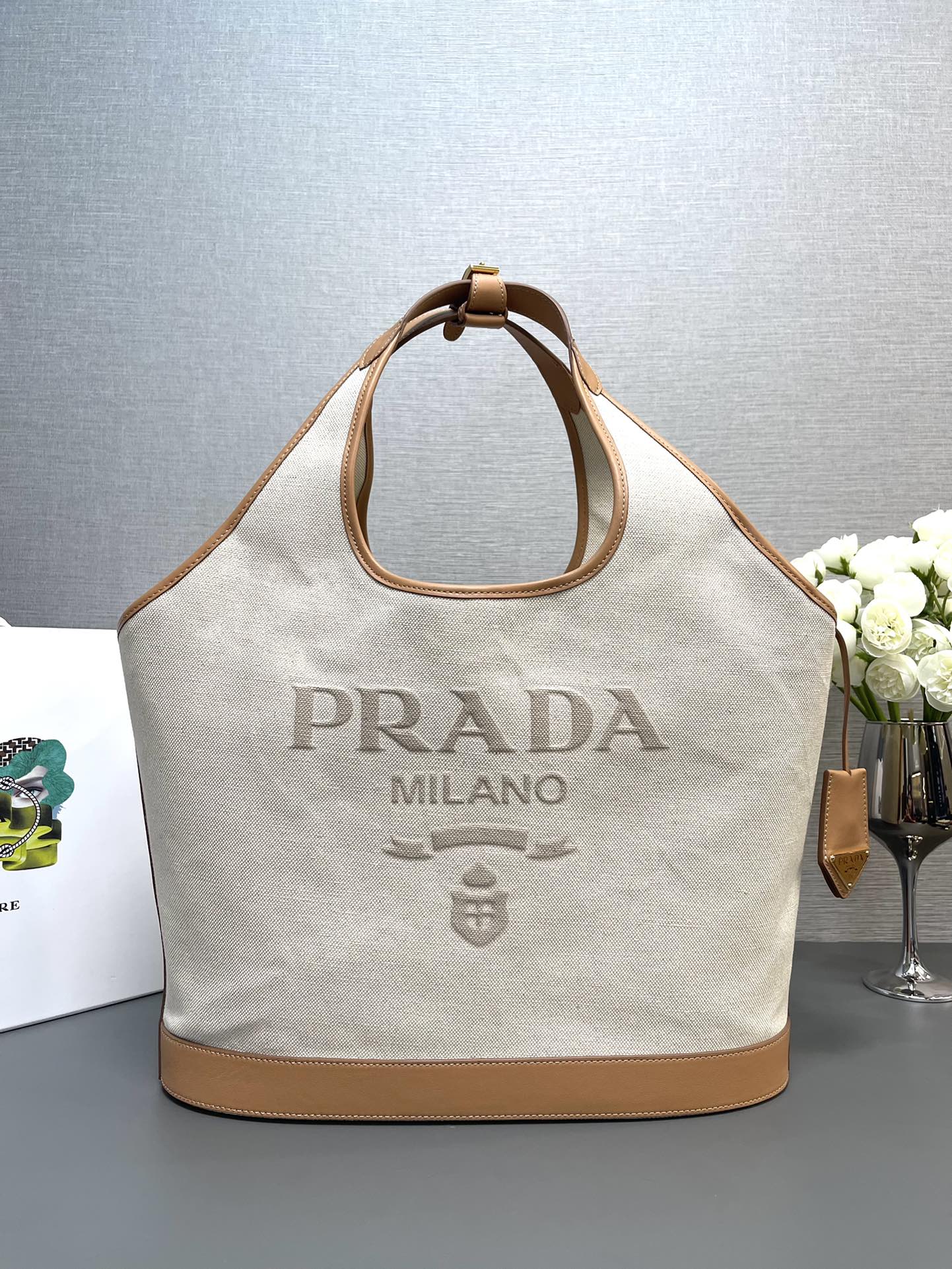 Pra*a 1bg472 tote bag-37.5X30X13cm
