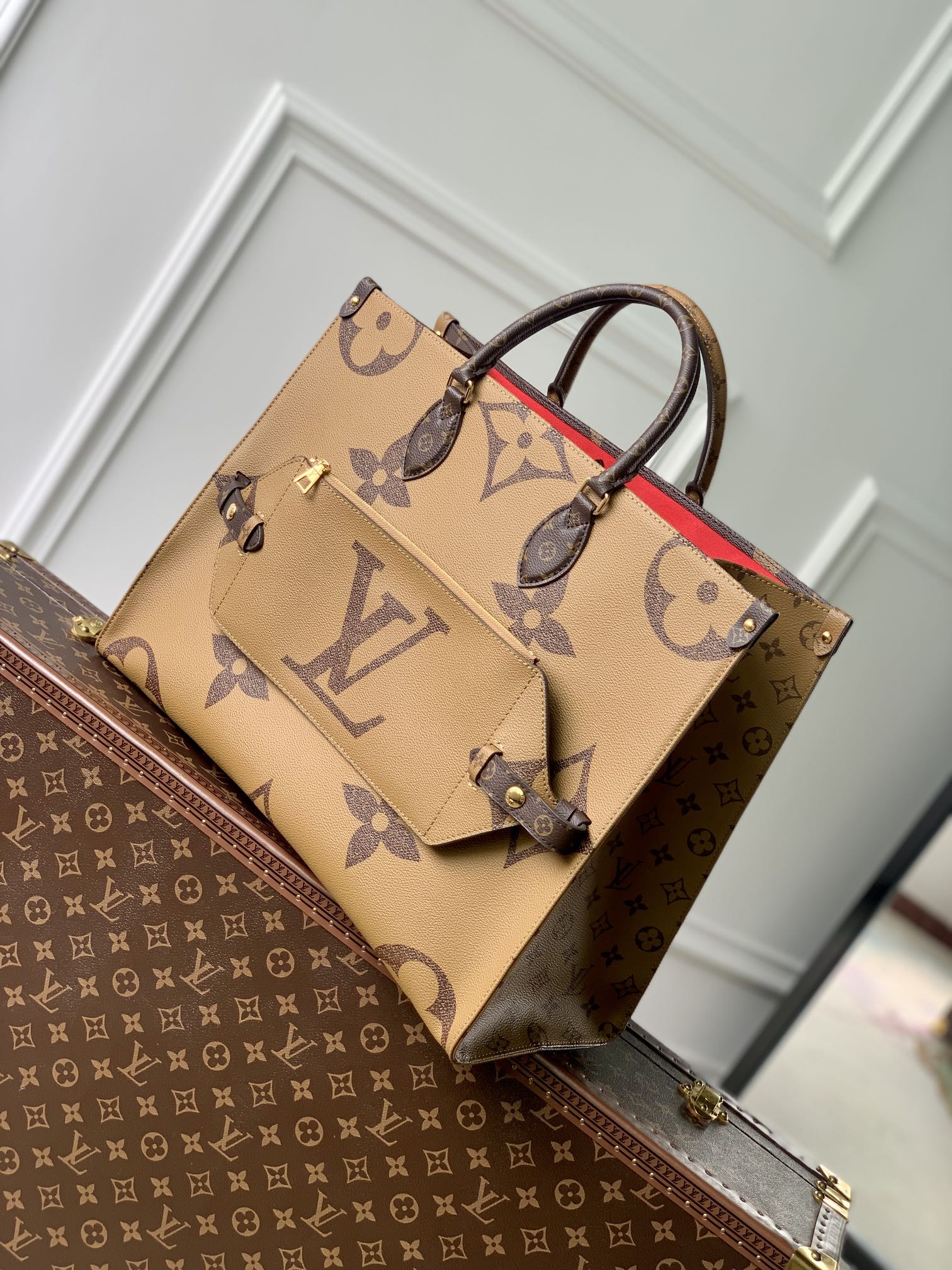 l0*is V*t0n onthego voyage handbag-m46823-43*33*18.5 cm