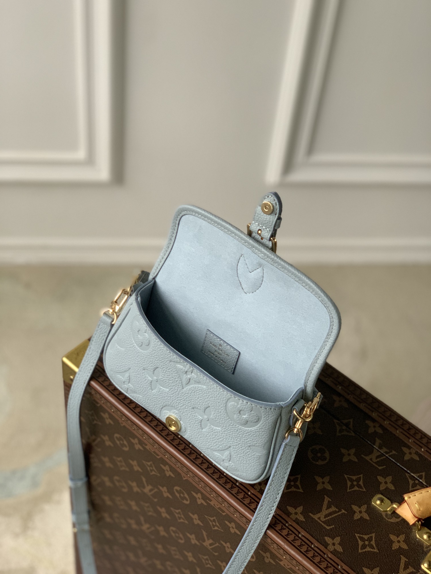 l0*is V*t0n nano diane handbags-m83566-19*10.5*6cm