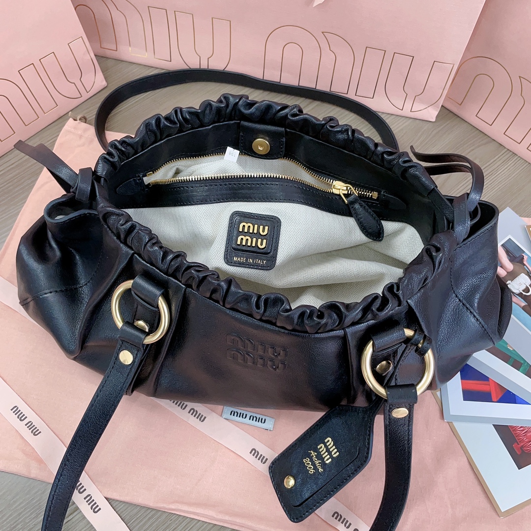 M*um*u casual style street style 2way plain leather party style-44 x 16 x10.5cm