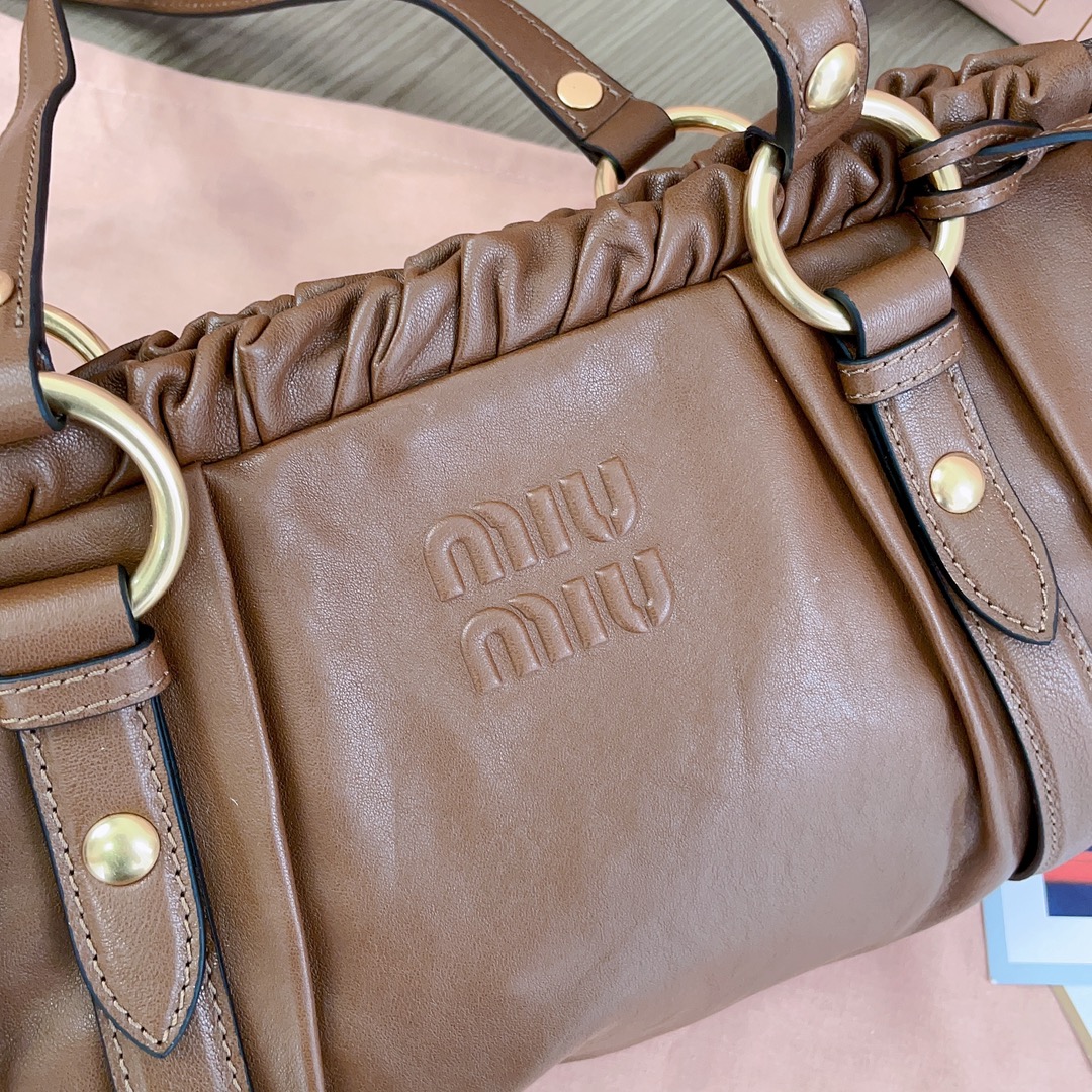M*um*u casual style street style 2way plain leather party style-44 x 16 x10.5cm