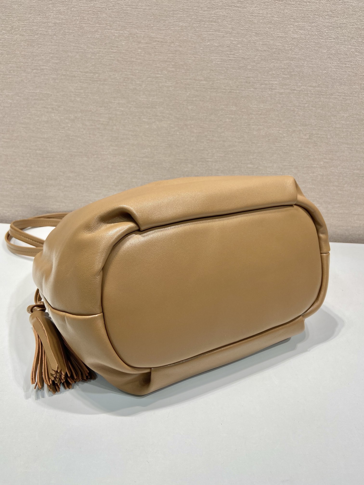 Pra*a leather shoulder 1bg541 bag-24*25*11cm