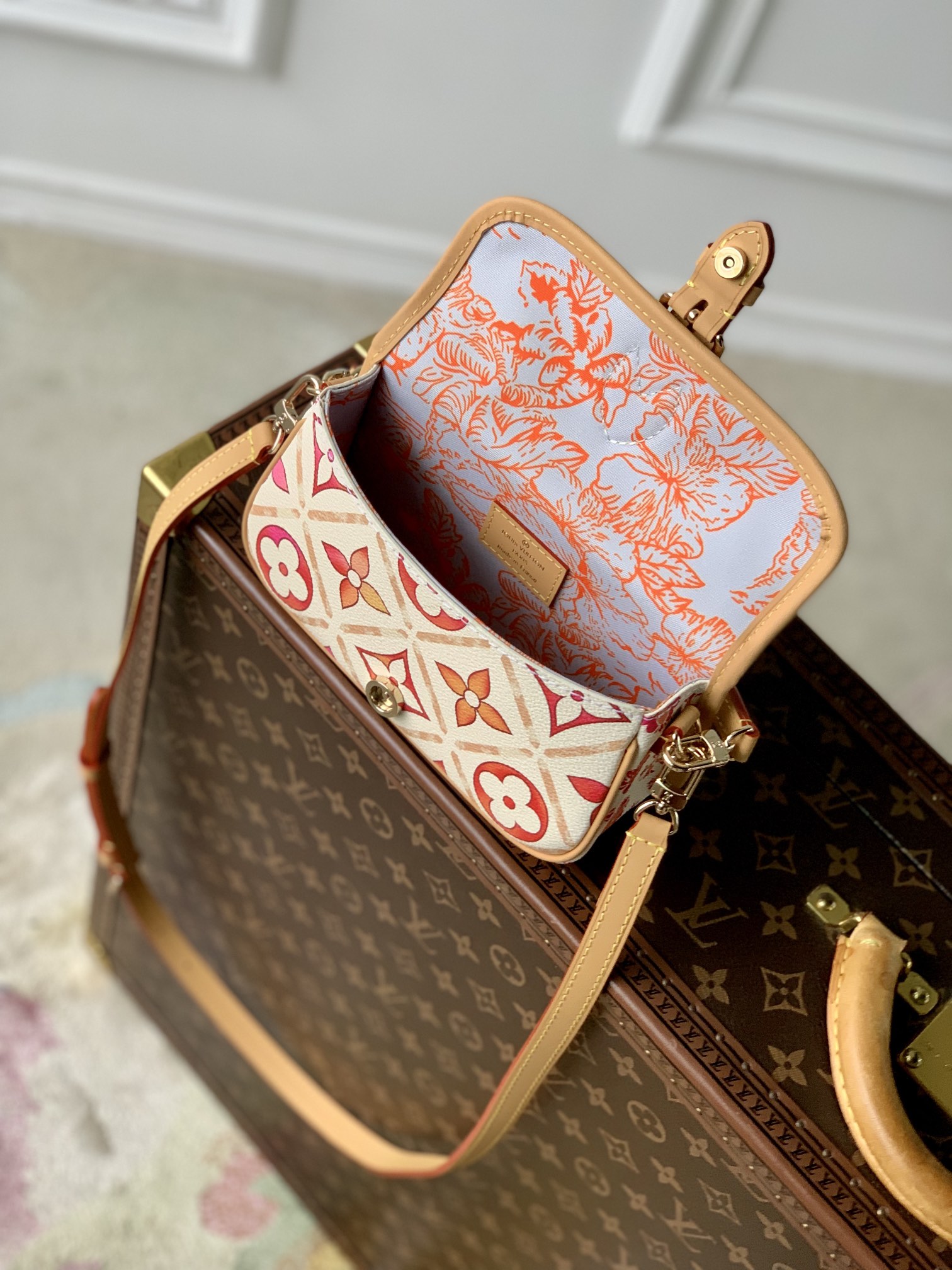 l0*is V*t0n nano diane handbags-m83566-19*10.5*6cm
