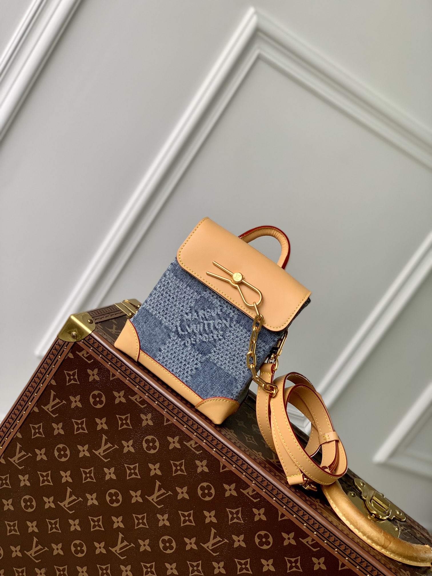 l0*is V*t0nsteamer bag-15 x 18 x 7cm