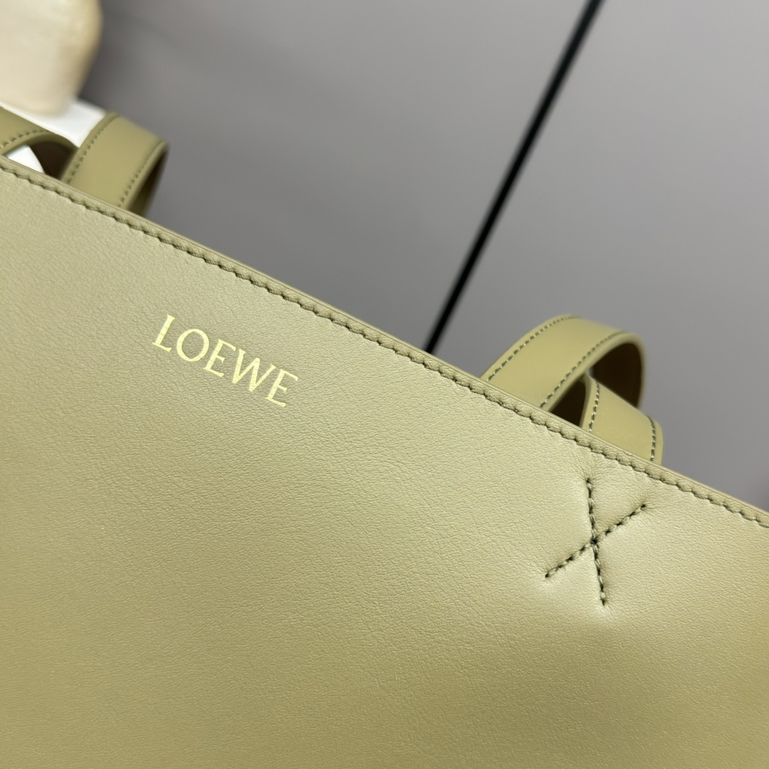 L0ew* puzzle fold leather tote-42*18*41cM
