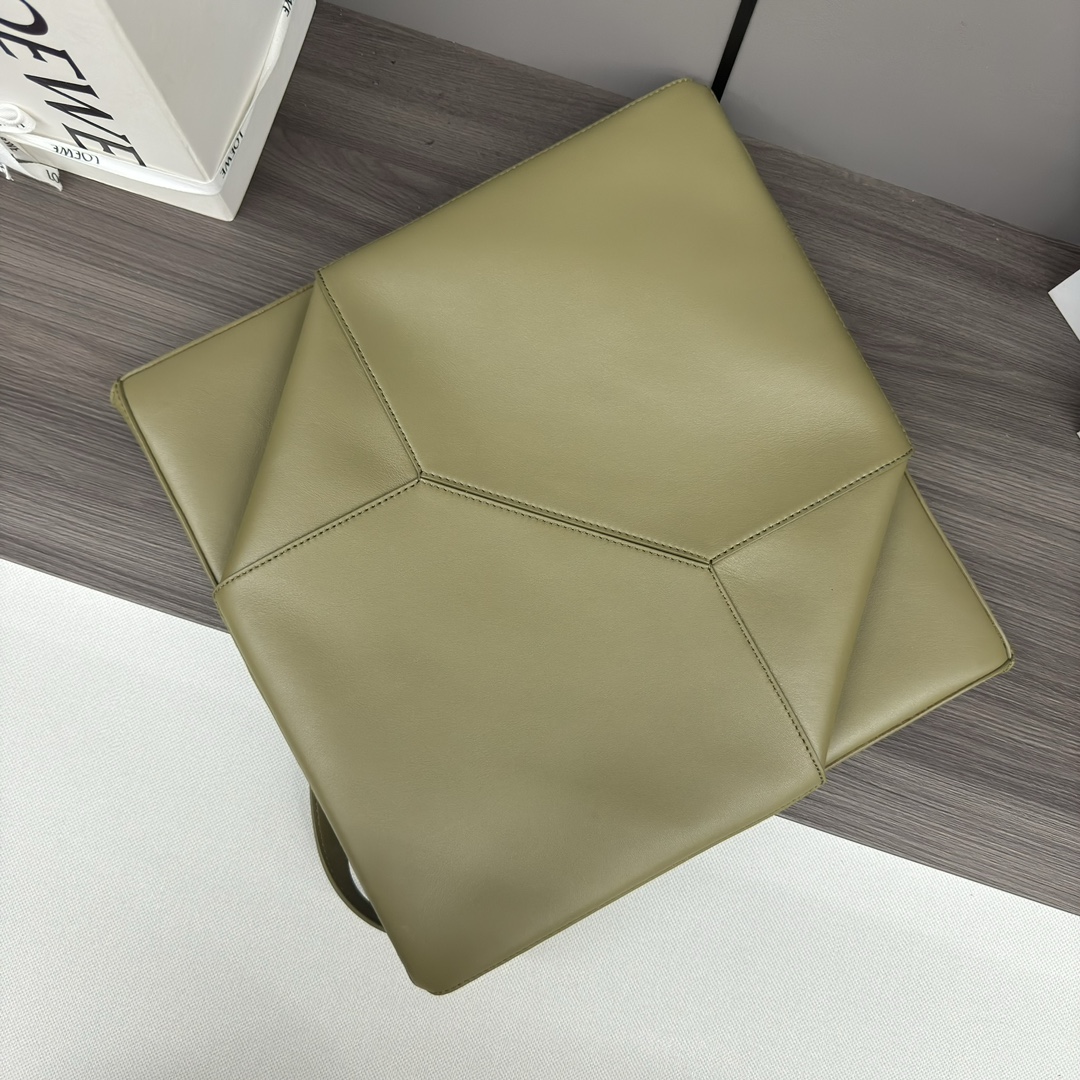 L0ew* puzzle fold leather tote-42*18*41cM