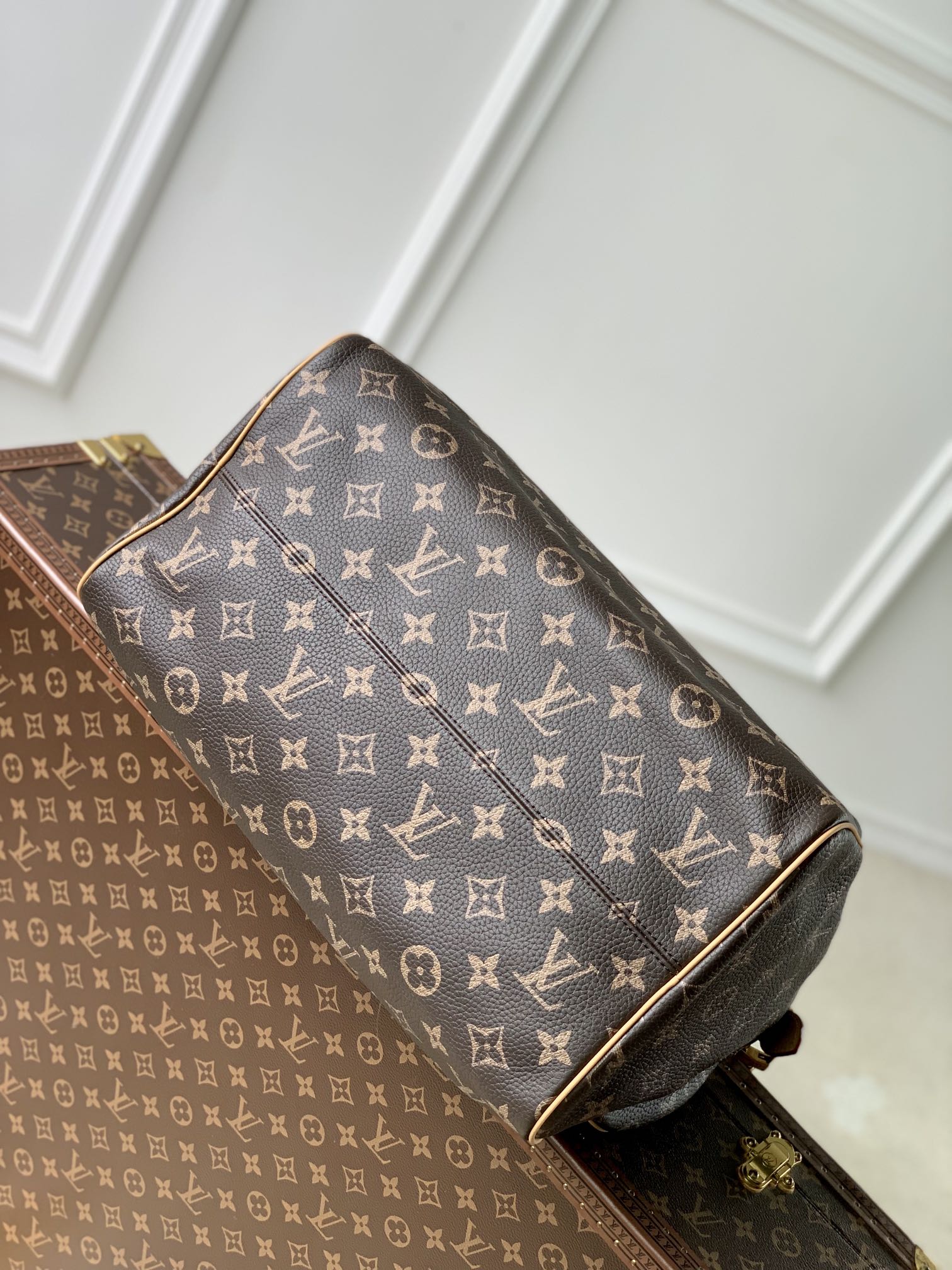 l0*is V*t0n speedy p9 bandoulière 40 monogram leather -40 x 26 x 23cm