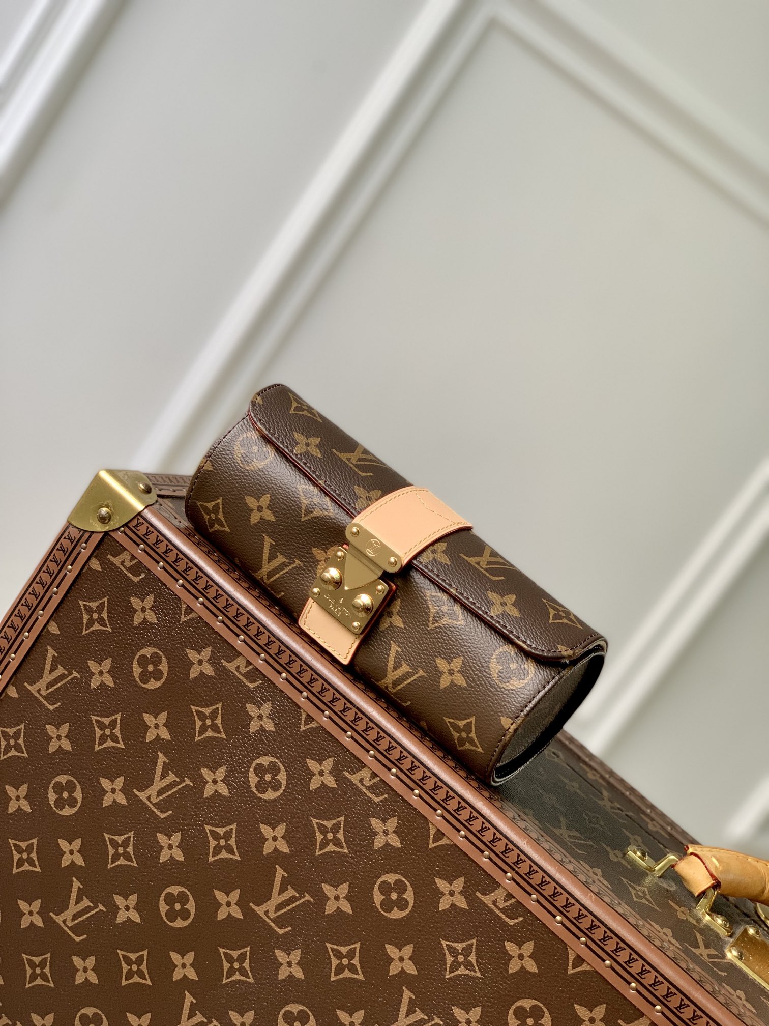 l0*is V*t0n jewelry case monogram etui bijou-19*8*8cm