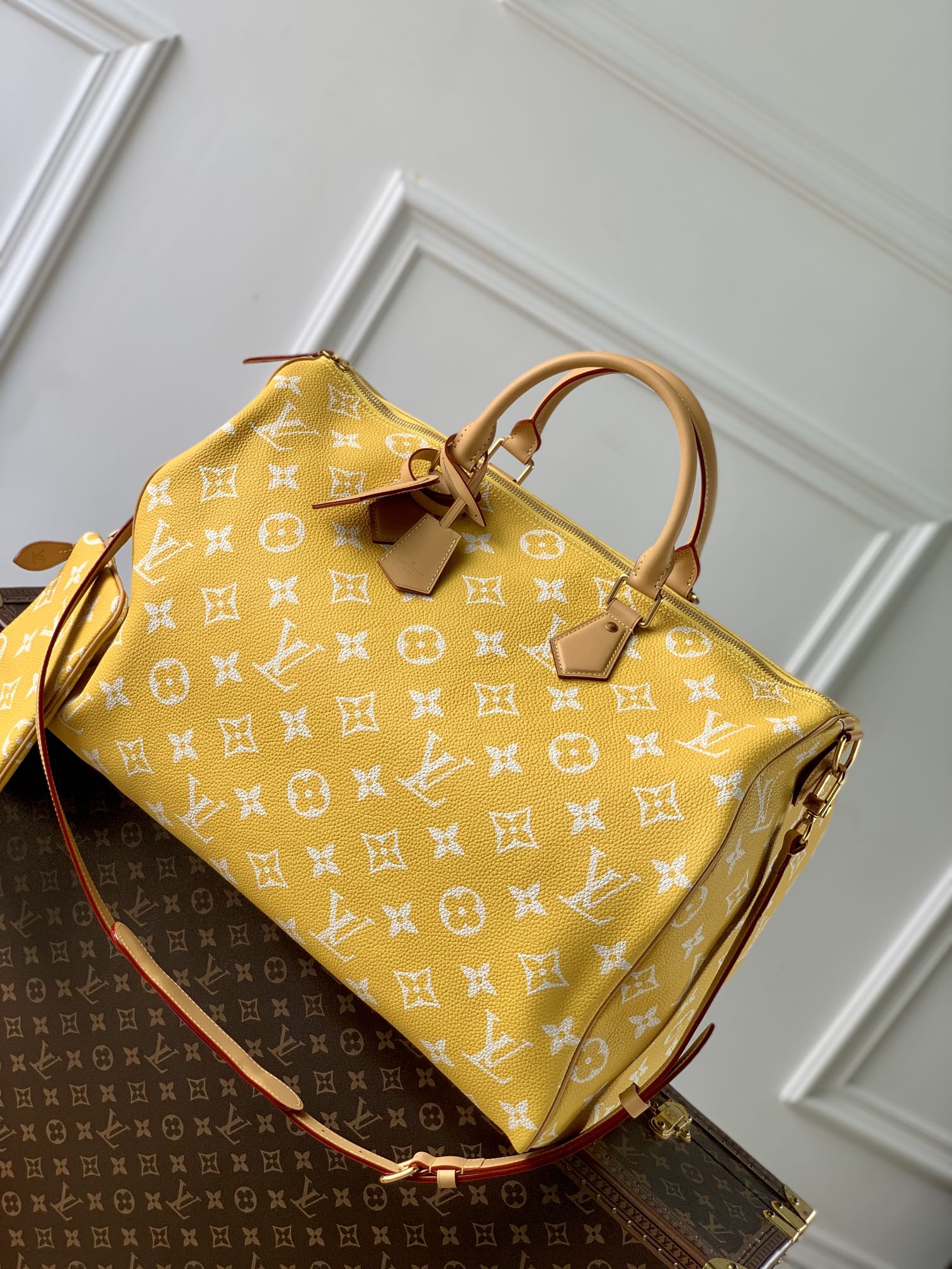 l0*is V*t0n speedy p9 bandoulière 50 monogram leather -50x32x29cm