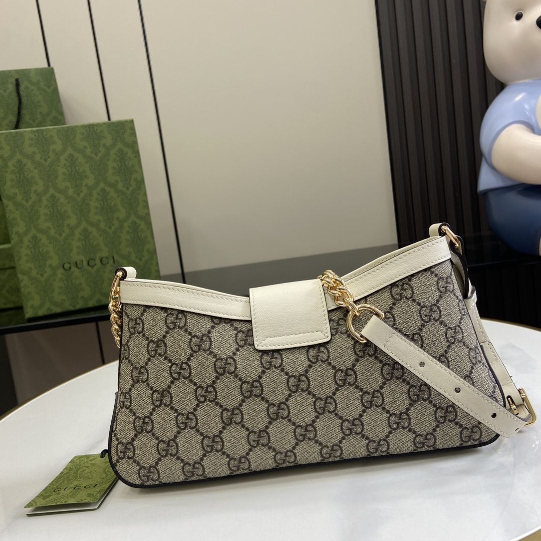 G*u*i padlock bag-26.5 x 13.5 x 4.5cm