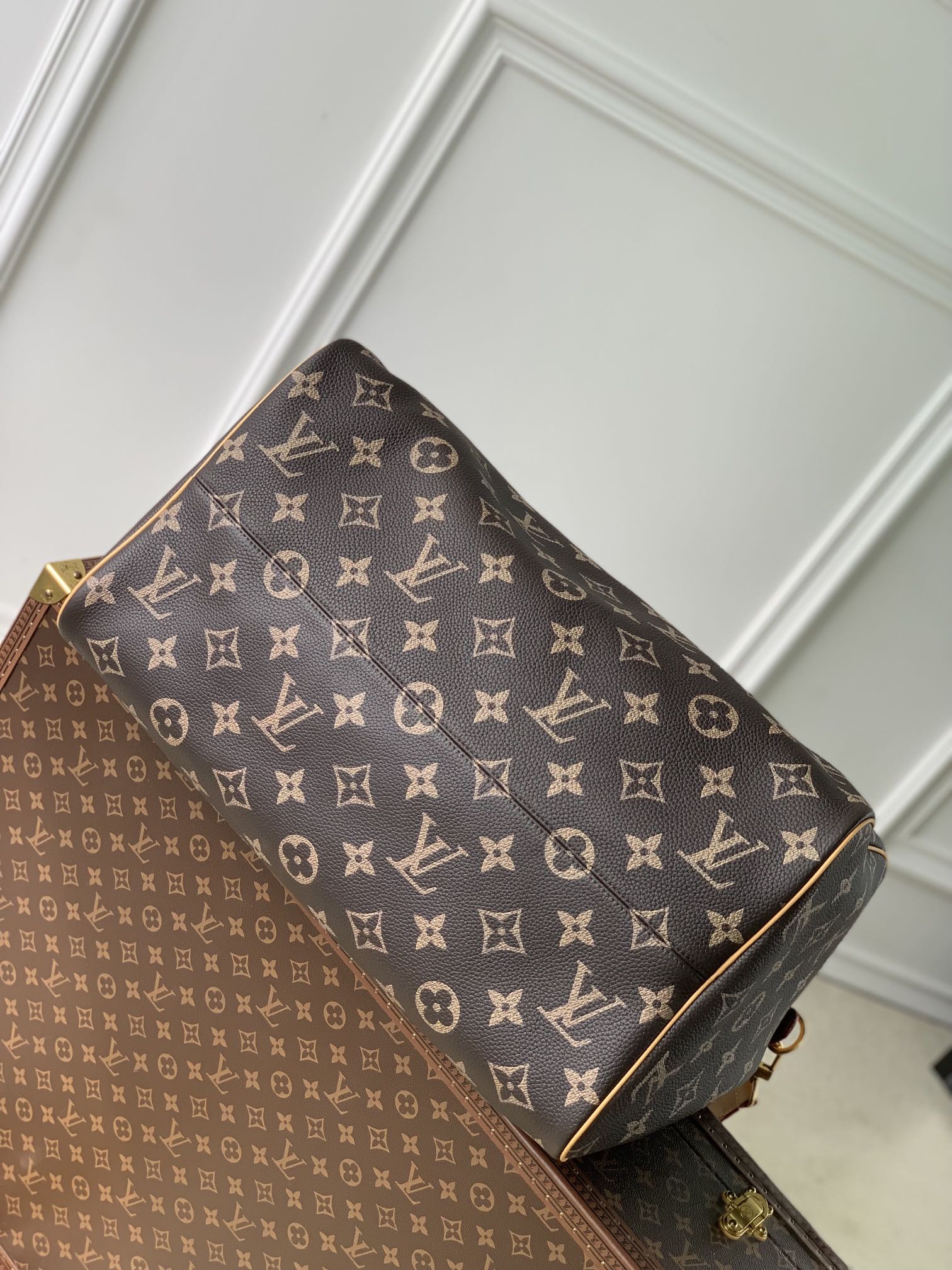 l0*is V*t0n speedy p9 bandoulière 50 monogram leather -50x32x29cm