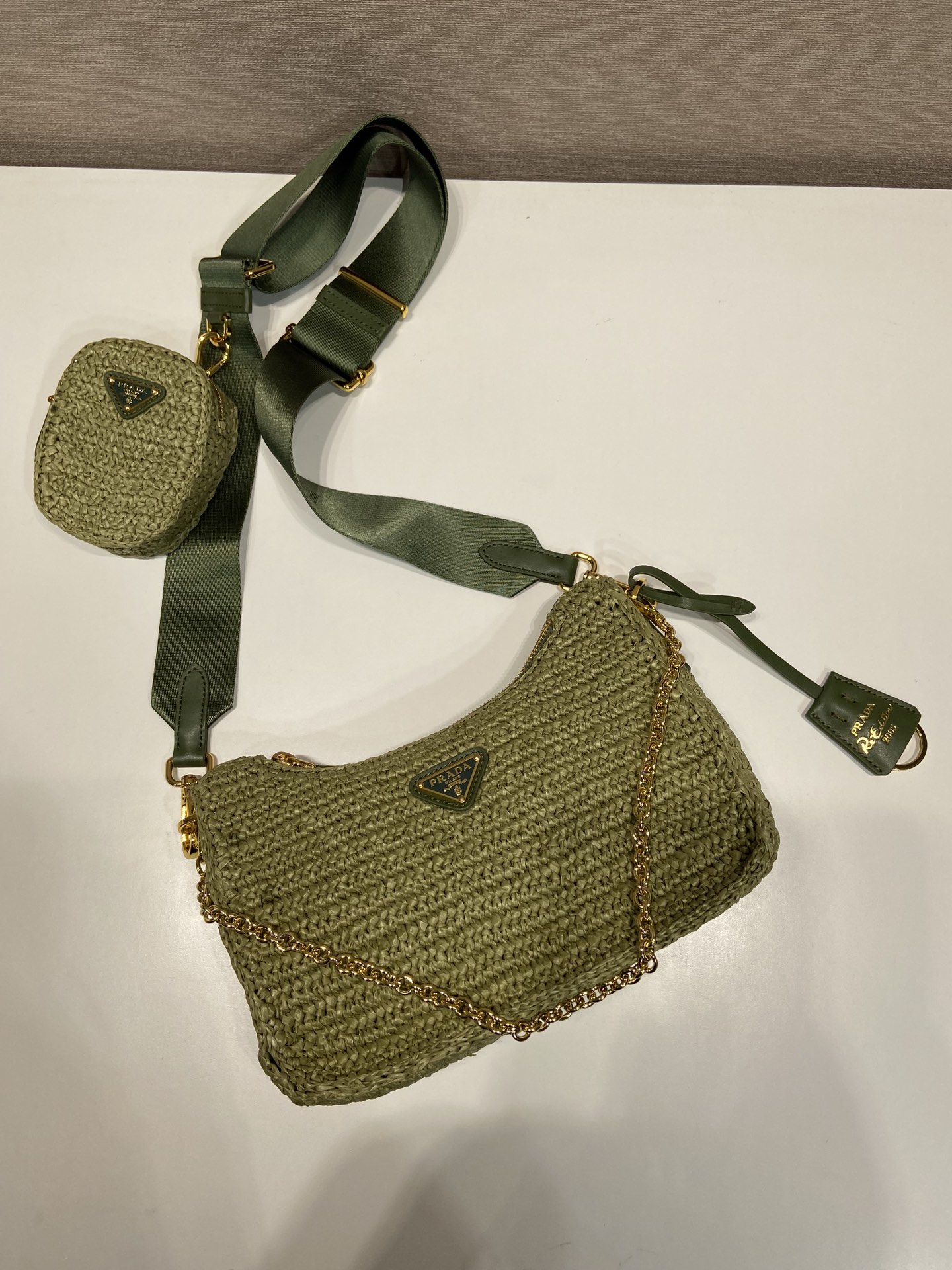 Pra*a hobo bag-1bh204-23*16*7cm