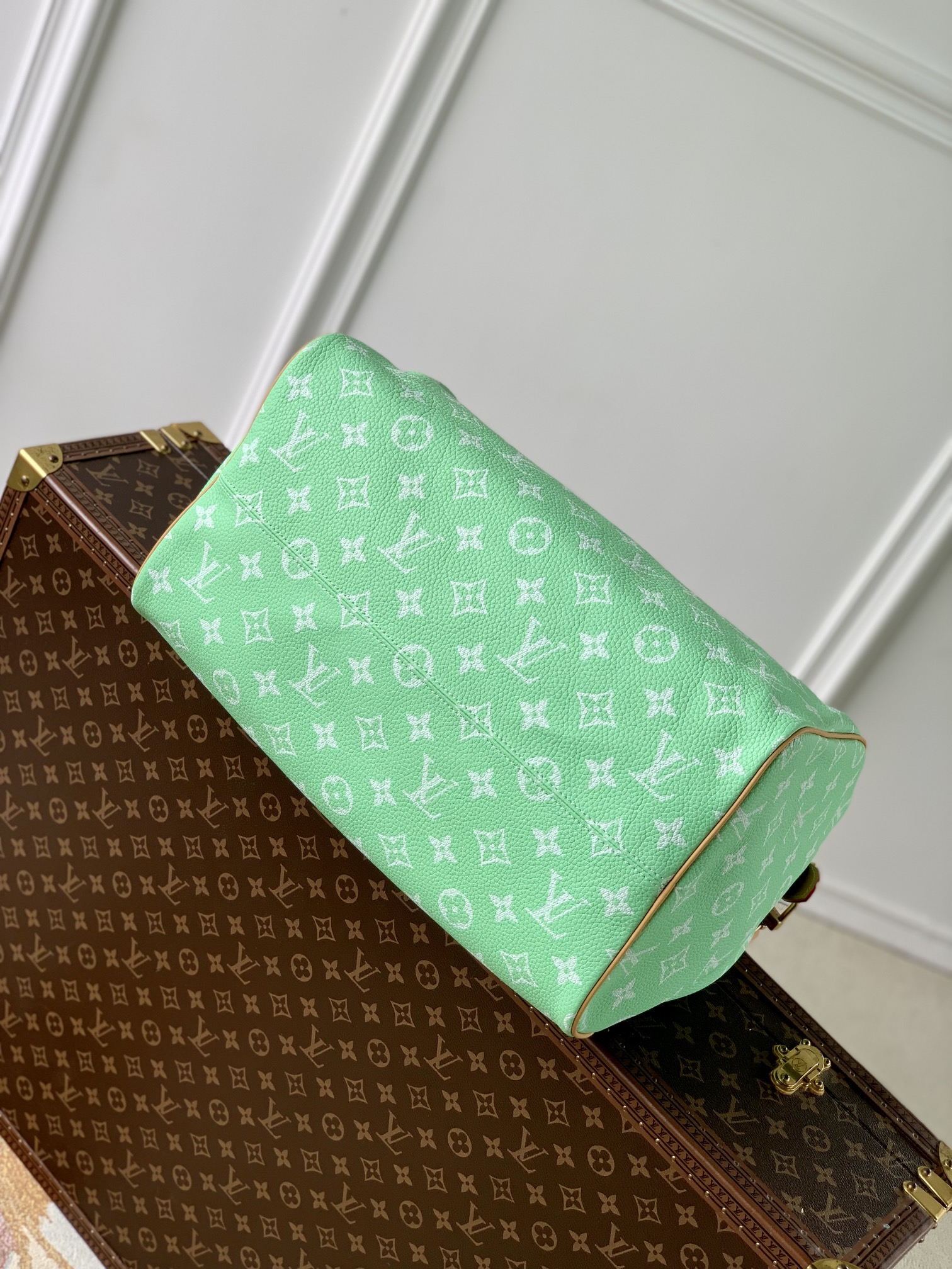l0*is V*t0n speedy p9 bandoulière 40 monogram leather -40 x 26 x 23cm