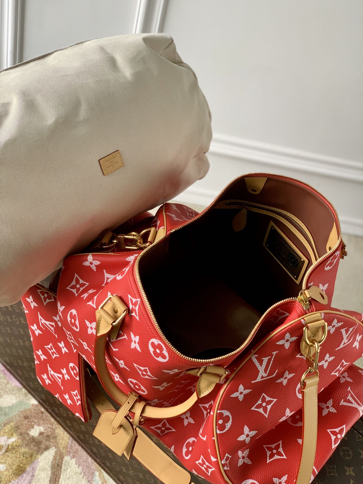 l0*is V*t0n speedy p9 bandoulière 50 monogram leather -50x32x29cm