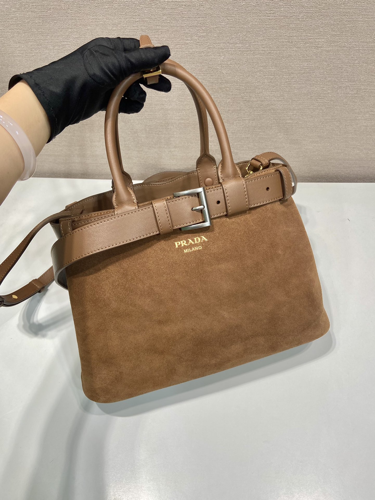 Pra*a double1ba434 bag-32X23X11cm
