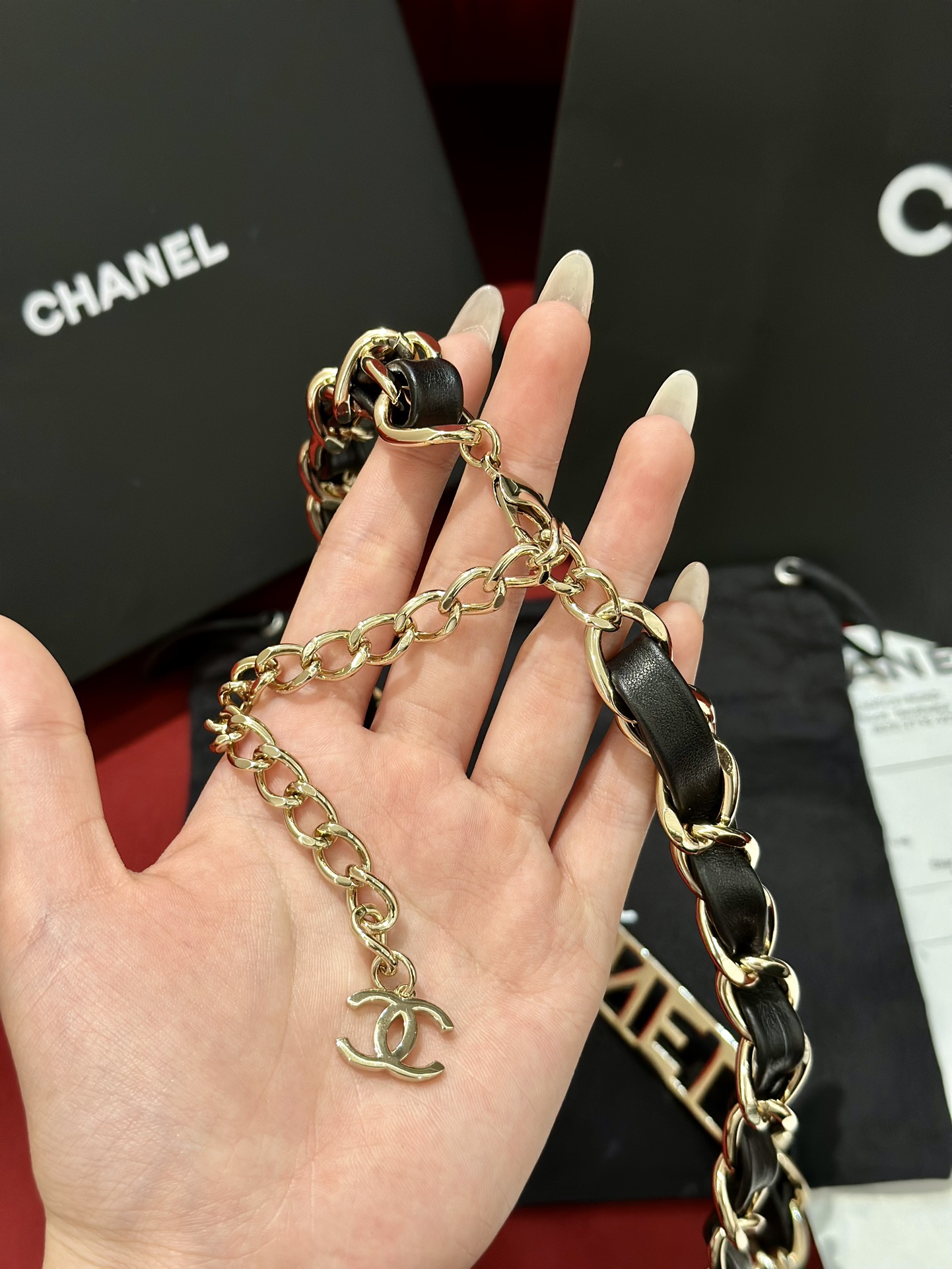 Ch@nel Waist Belt