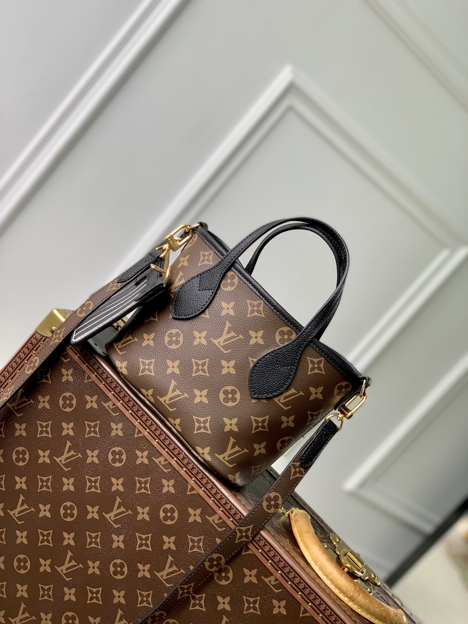 l0*is V*t0n neverfull bandoulière inside out bb-m12099-24 x 14 x 9cm