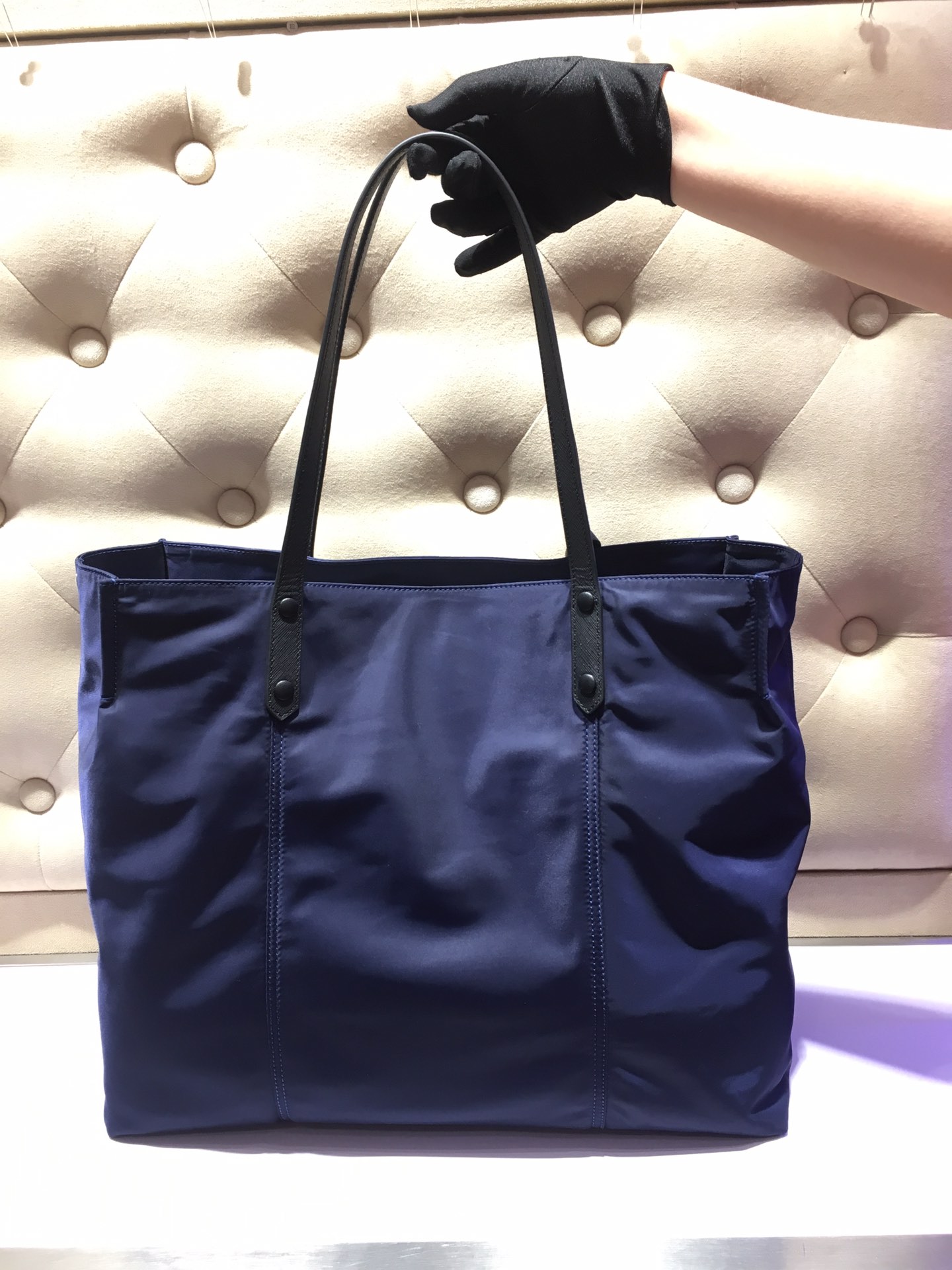Pra*a 1bg052 tote bag-40*34*16cm