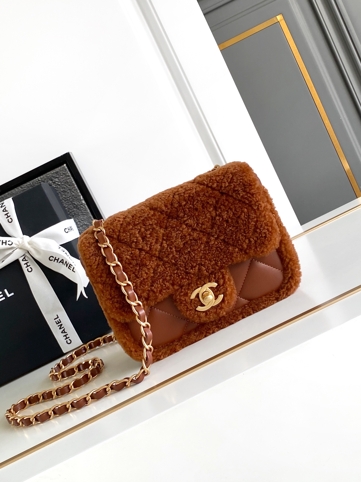 Ch@nel Flap Bag-12x 18x6CM