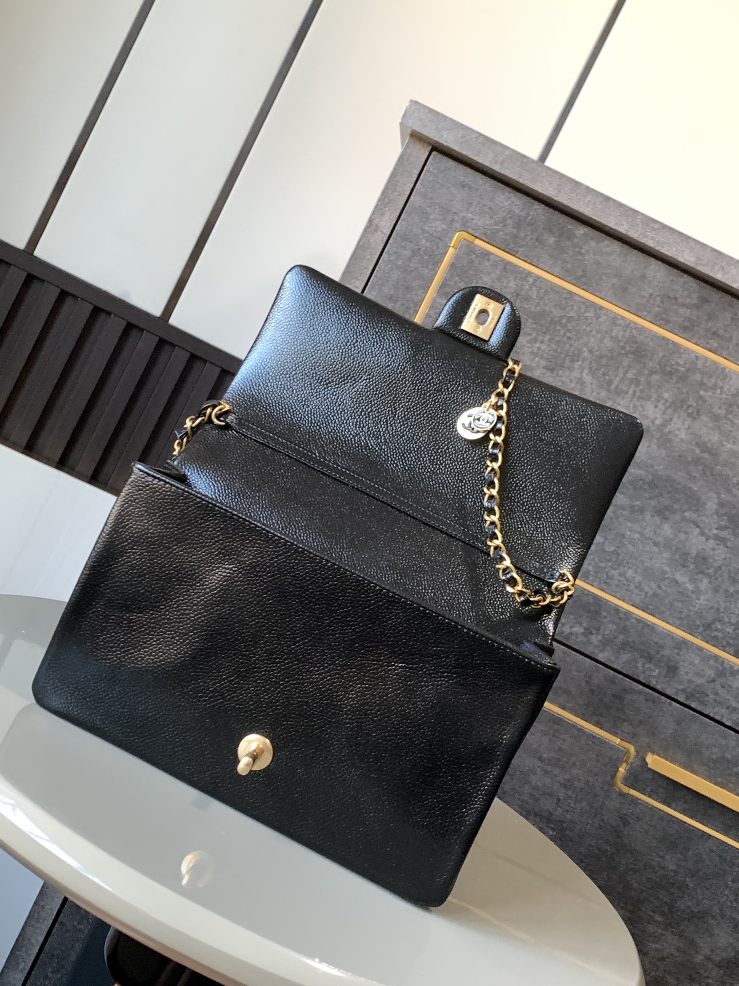 Ch@nel Flap Bag-22*13*7CM