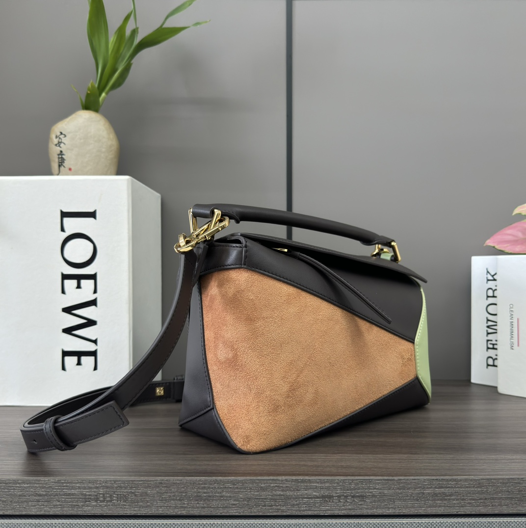 L0ew* puzzle bag-24*10.5*16cm