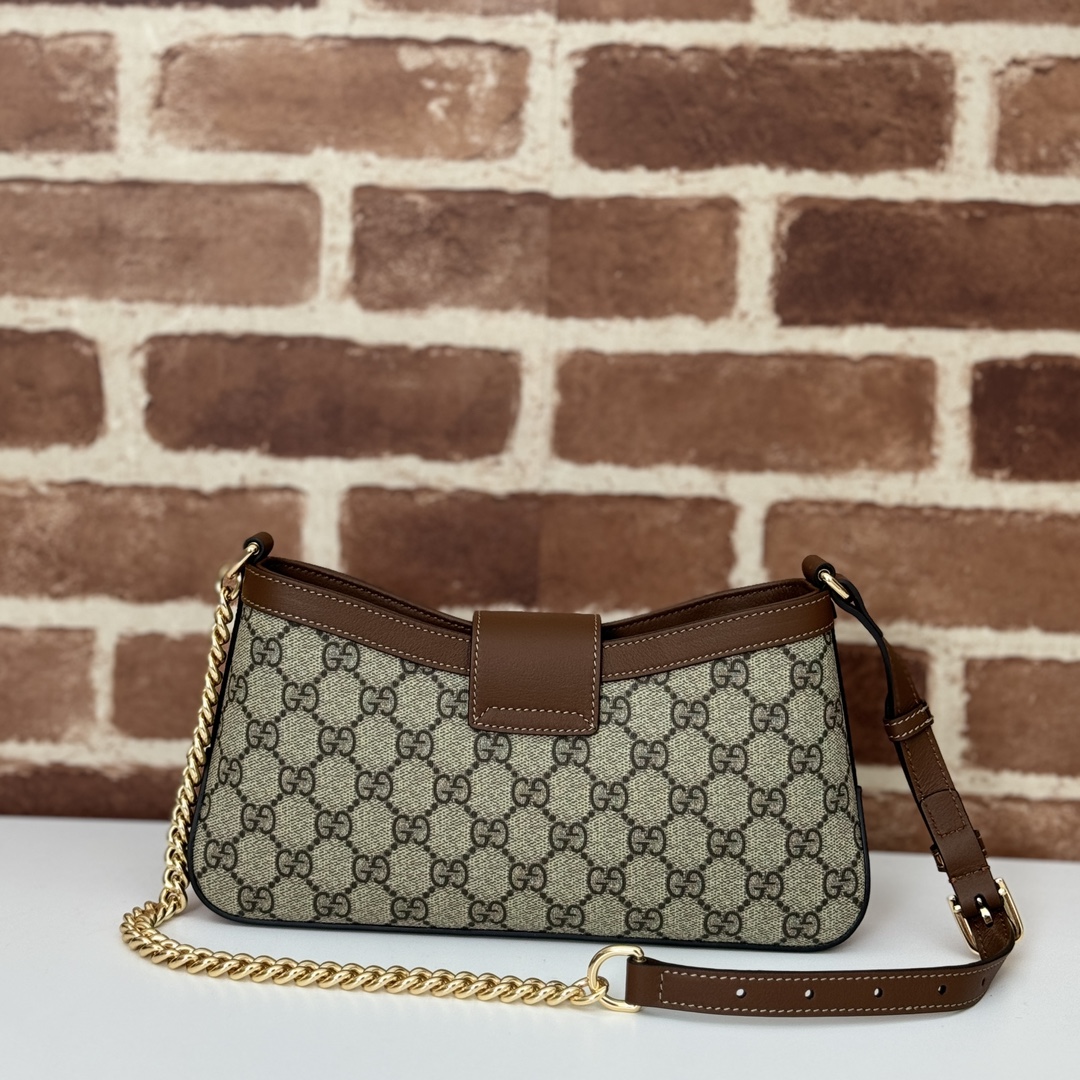 Gvc*1 padlock small shoulder bag-23.5*15*6cm