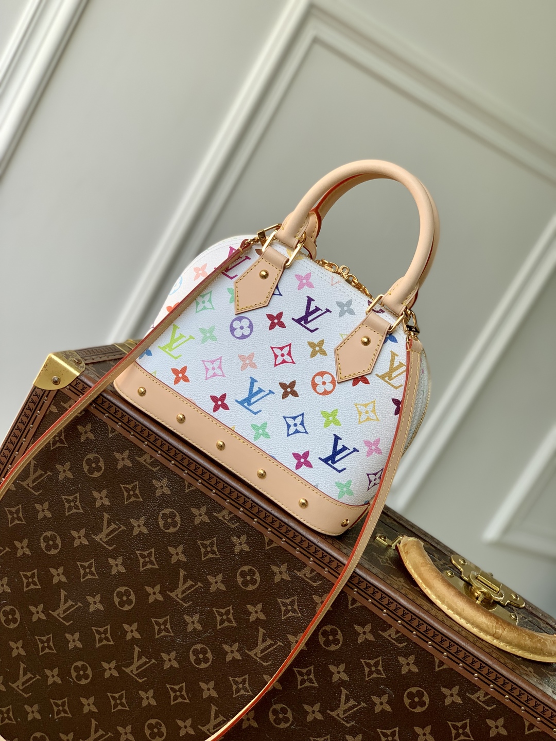 l0vis Vvtt0n damierlicious alma bb m12561-23.5 x 17.5 x 11.5cm