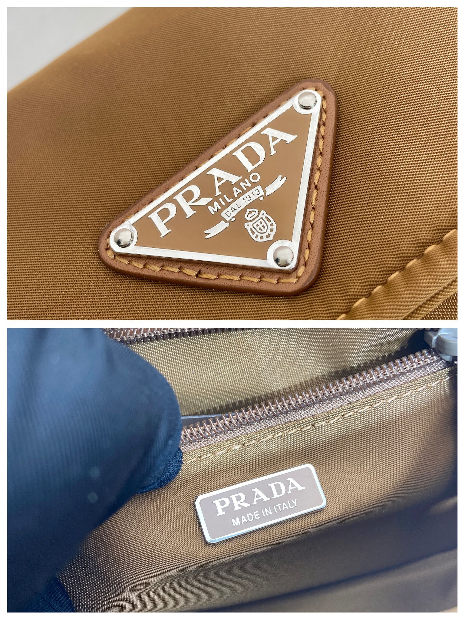Prad Padded Re-nylon Shoulder Bag 1BD258-23.5x18x11CM