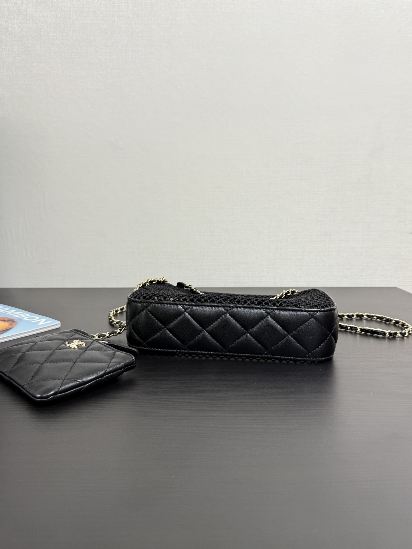 Ch@nel 2025SS Clutch With Chain Bag