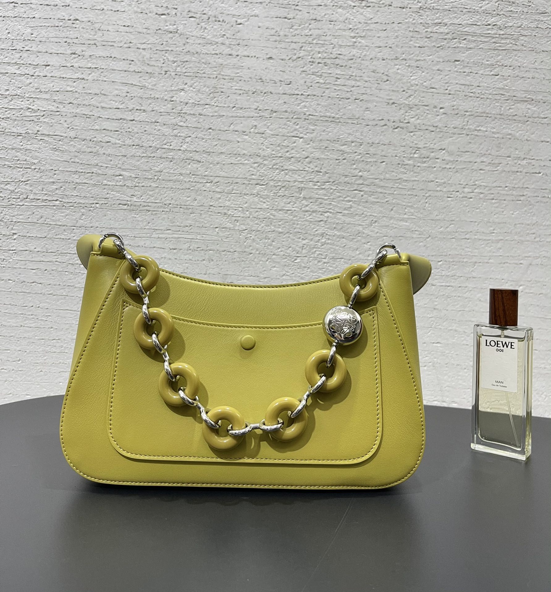 Lowee Ola Chain-Link Shoulder Bag-26*18*13CＭ