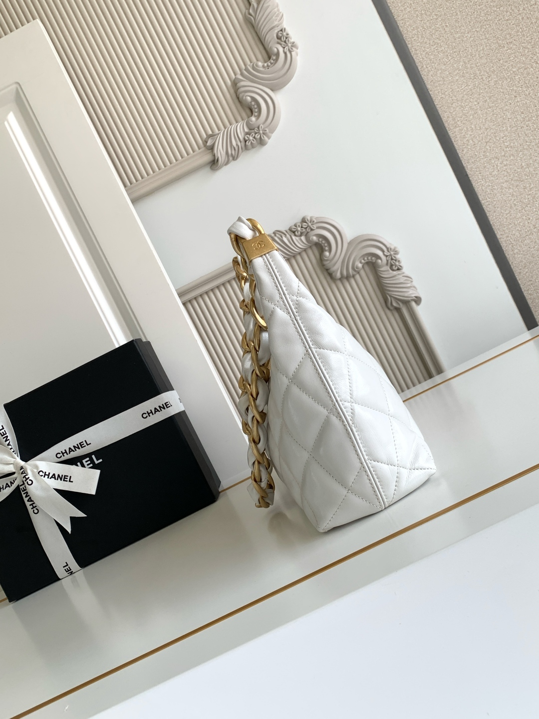 Ch@nel 2025SS Hobo Bag-30x35x9CM
