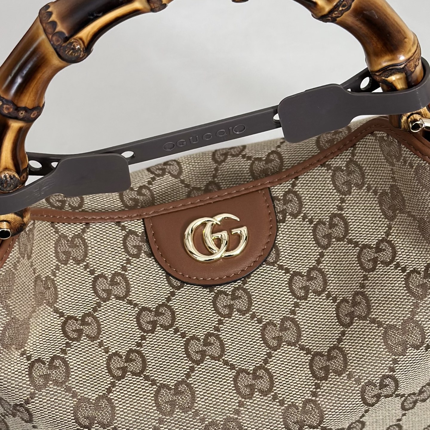 Gv*c*i Diana GG Canvas Tote Bag-25*15*5CM