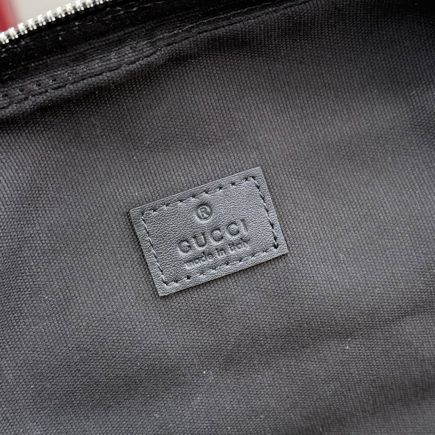 Gv*c* GG Emblem Small Crossbody Bag In Black GG leather-17*28*3CM