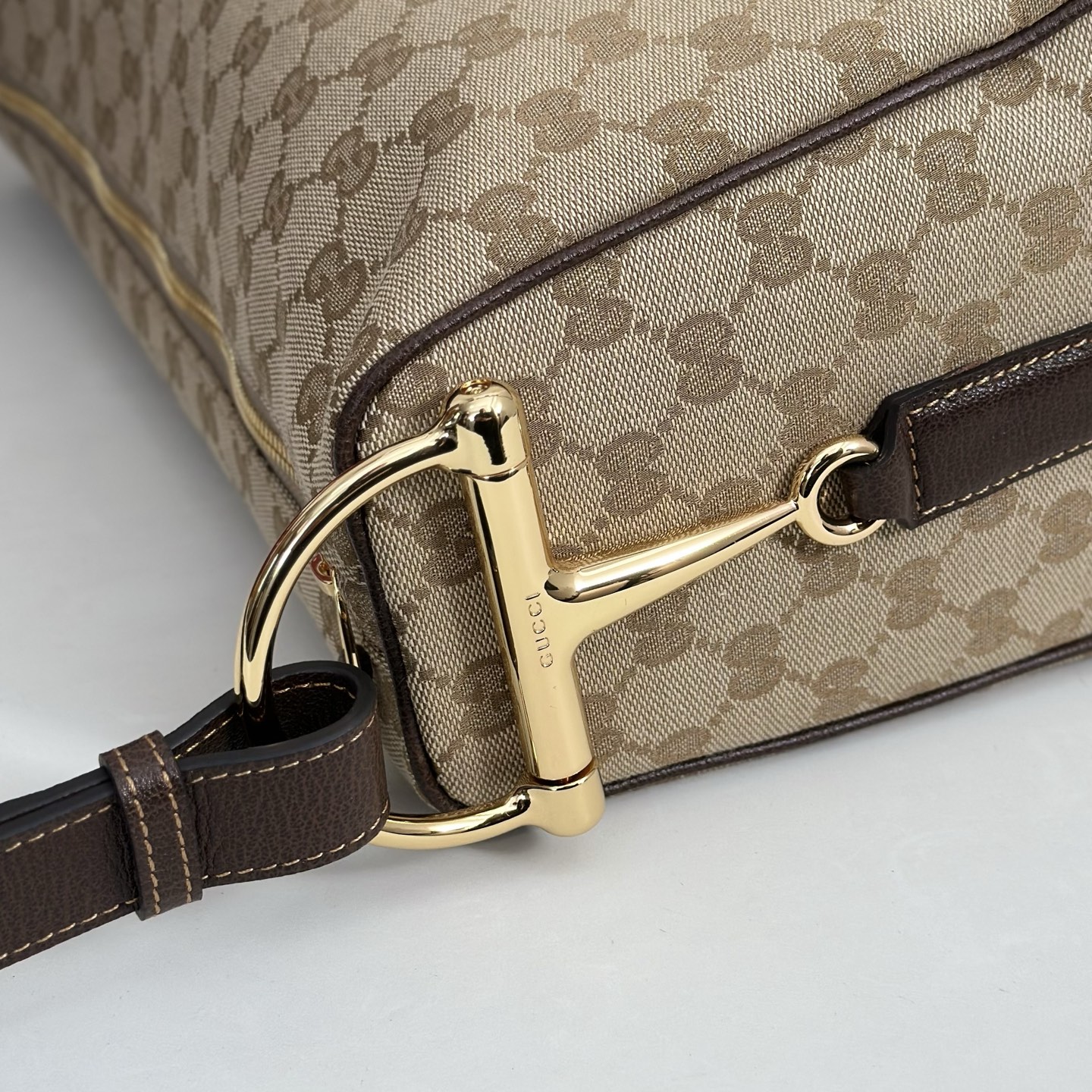 Gvc*1 Half Horsebit Medium Shoulder Bag-38*20*15CM