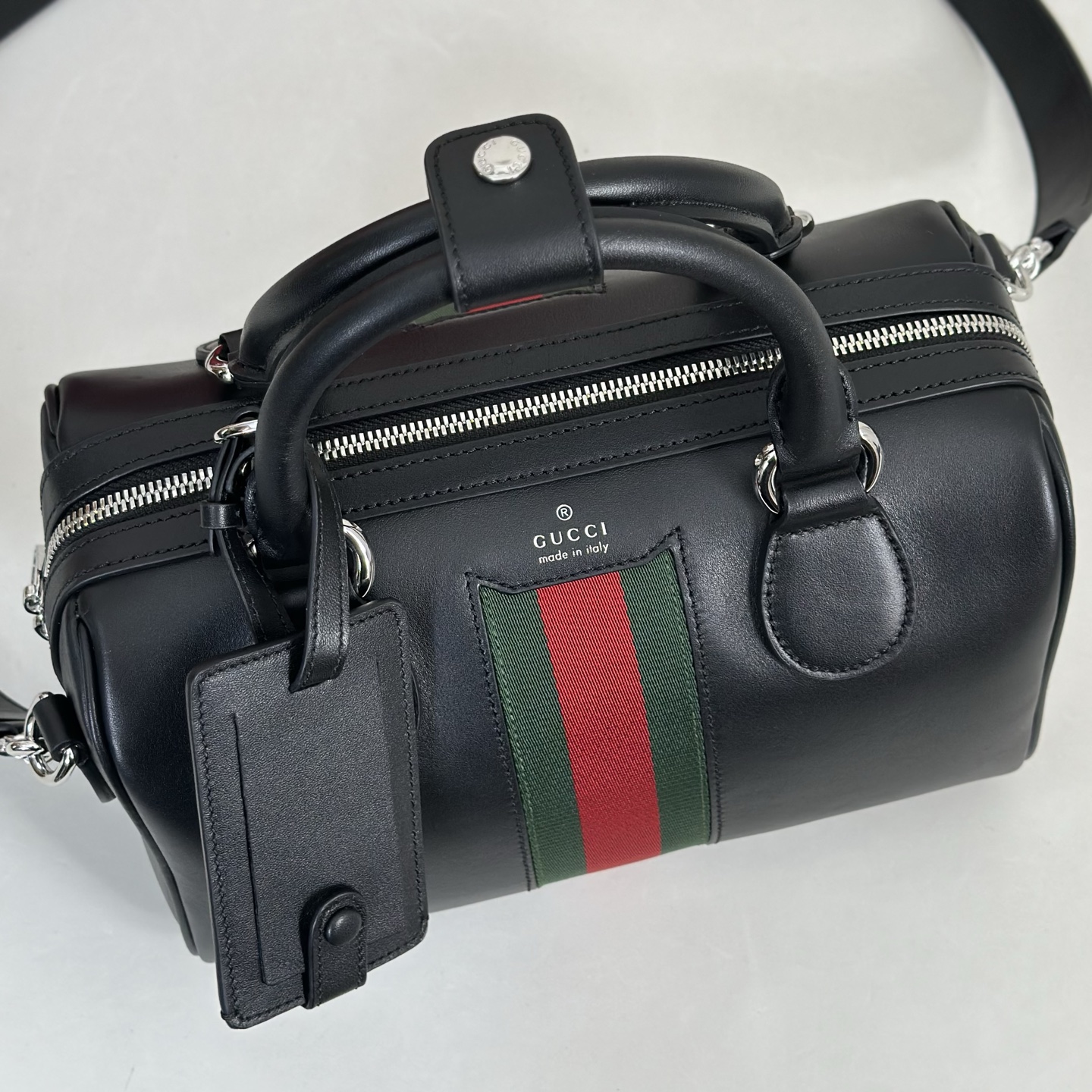 Gv*c* Web Trademark Shoulder Bag-25*14*16CM