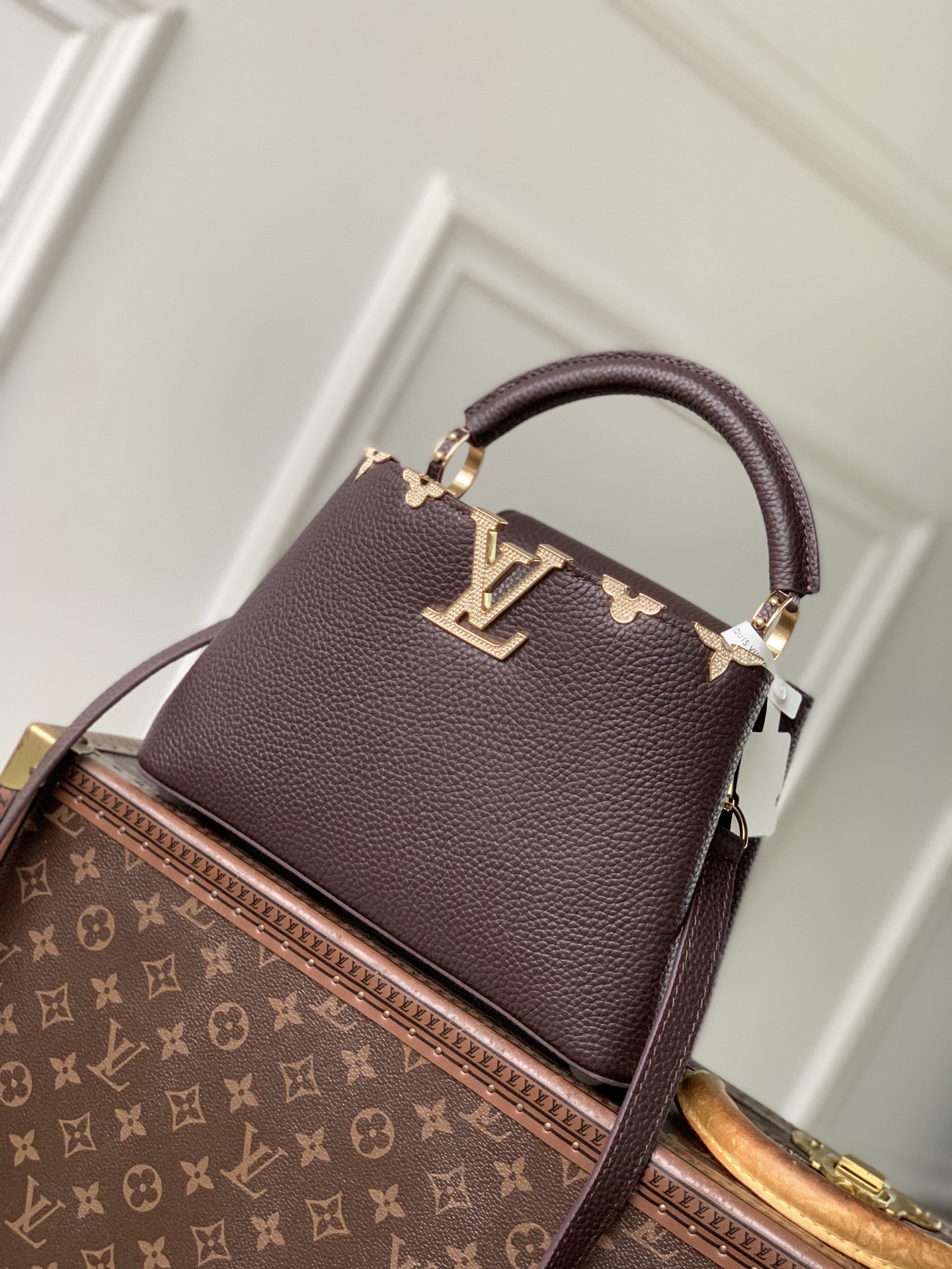 L0vis Vvtt0n Capucines Capucines - Handbags-M27164-27 × 18 × 9CM