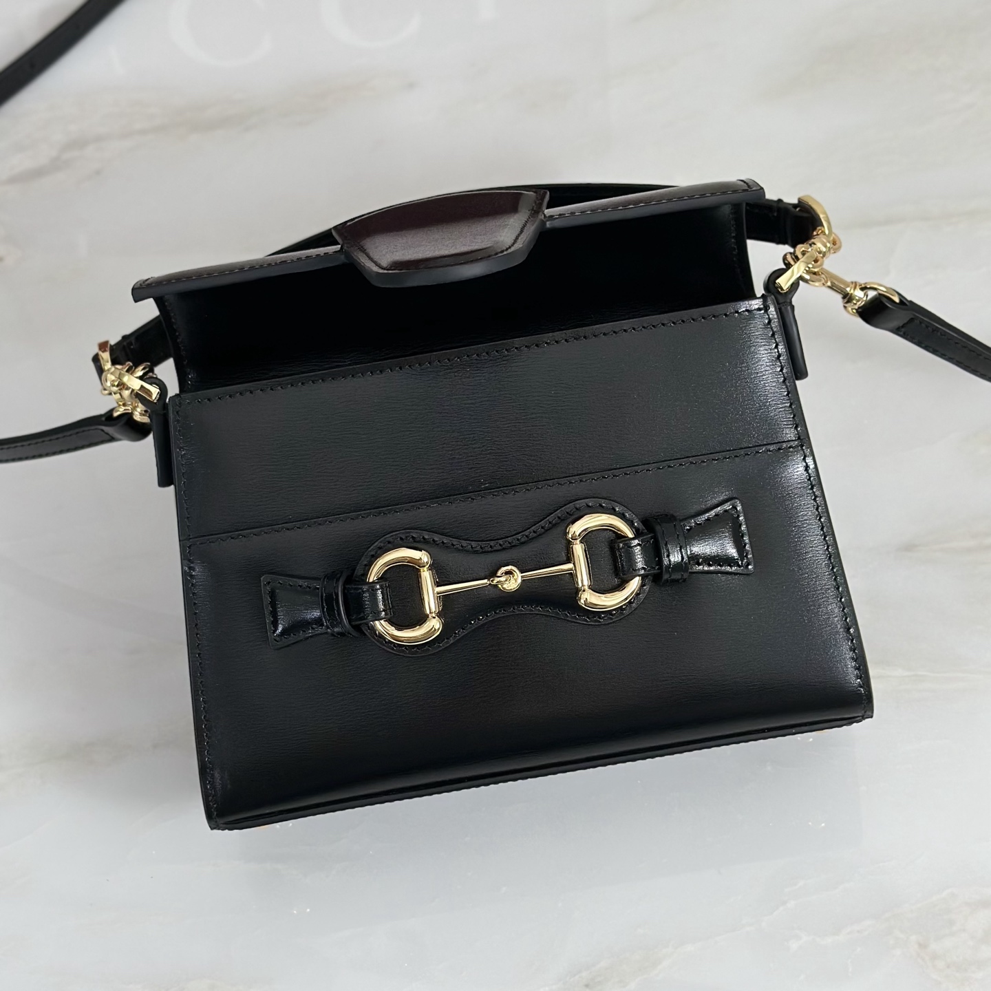 Guc*ci Horsebit Duomo Small Top Handle Bag-20*13.5*6CM