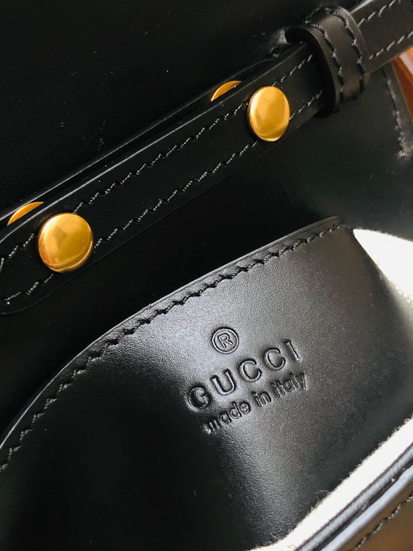 G*u*i bamboo mini handbag-14*16*4cm