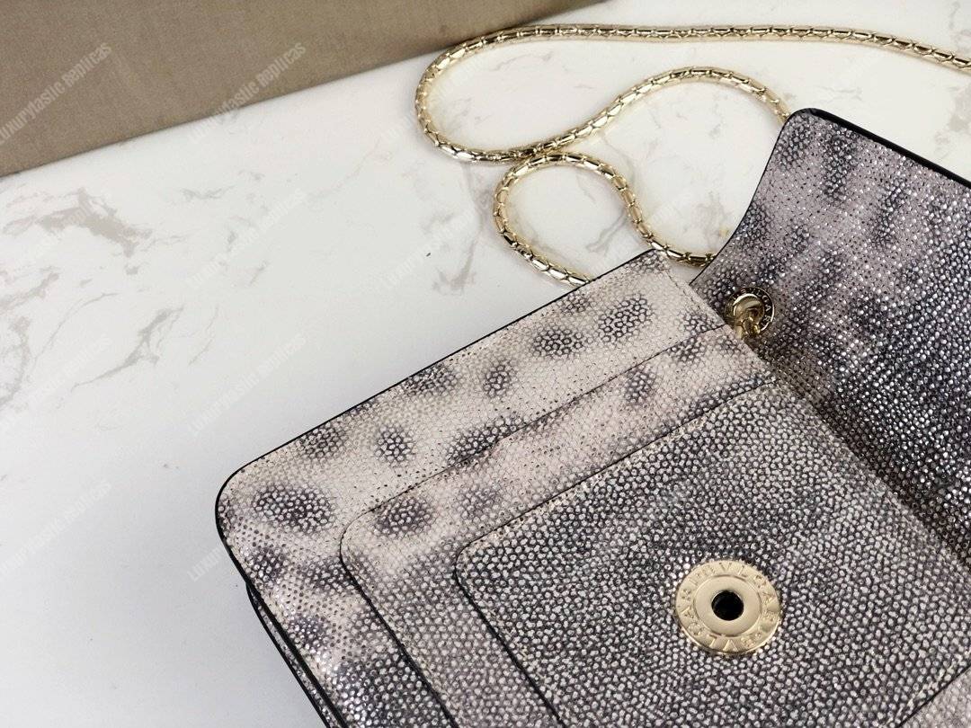 BVL Serpenti Forever Crossbody Bag Metallic