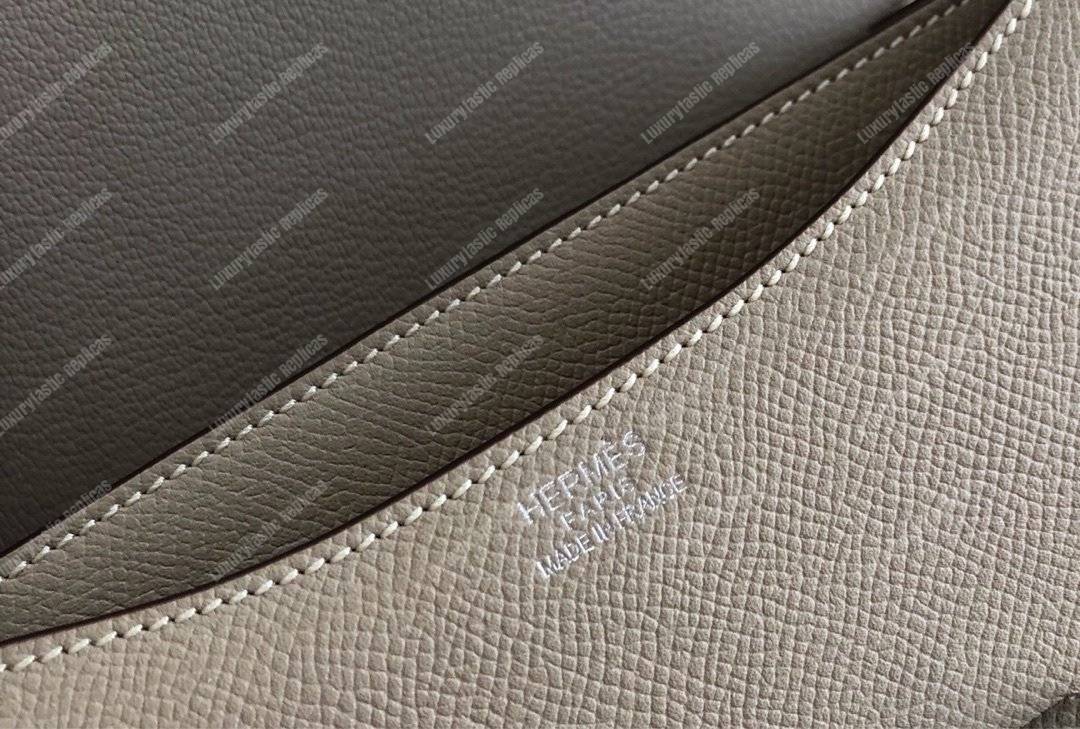 H**mes constance 18 bag epsom etain palladium hardware