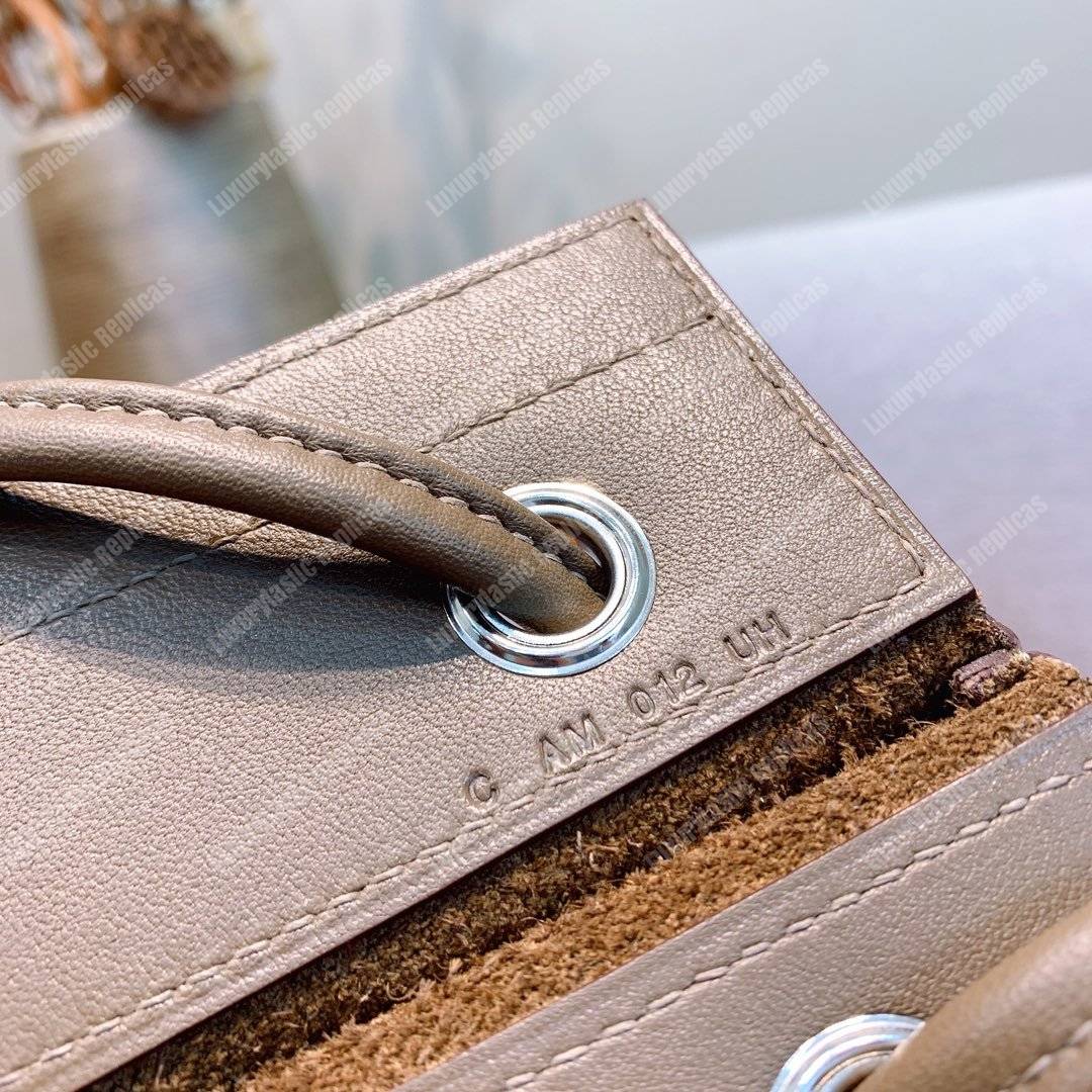 H**mes aline mini bag swift etoupe