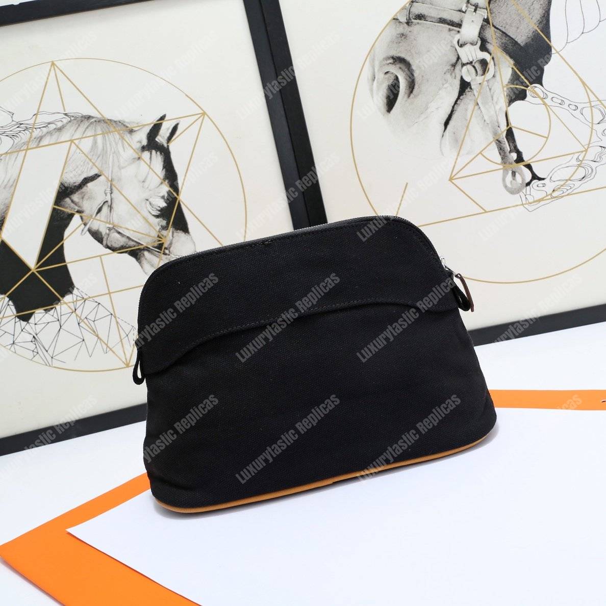 H**mes bolide travel case medium model noir