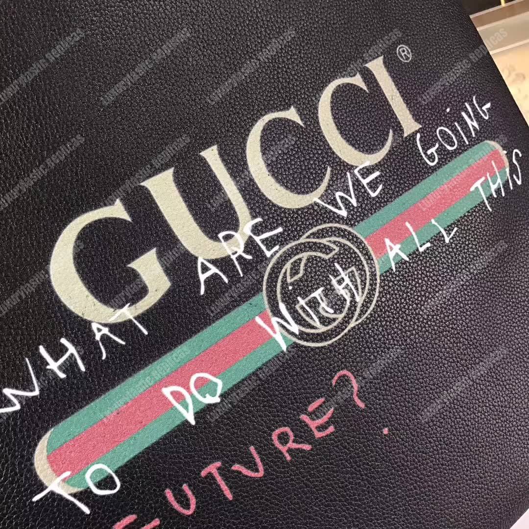 G*u*i coco capitán logo backpack black
