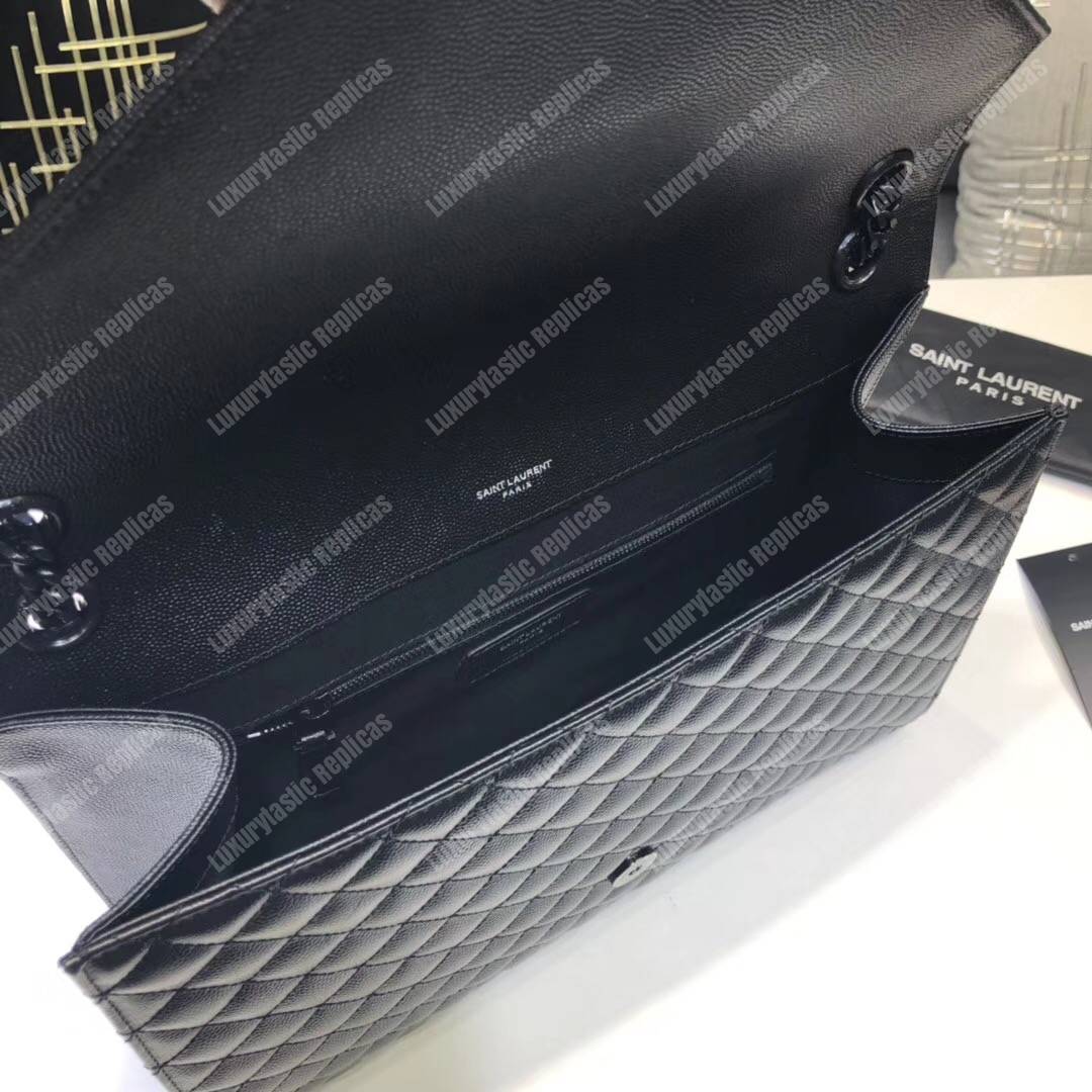 Saint Laurent Classic Large Soft Envelope Black