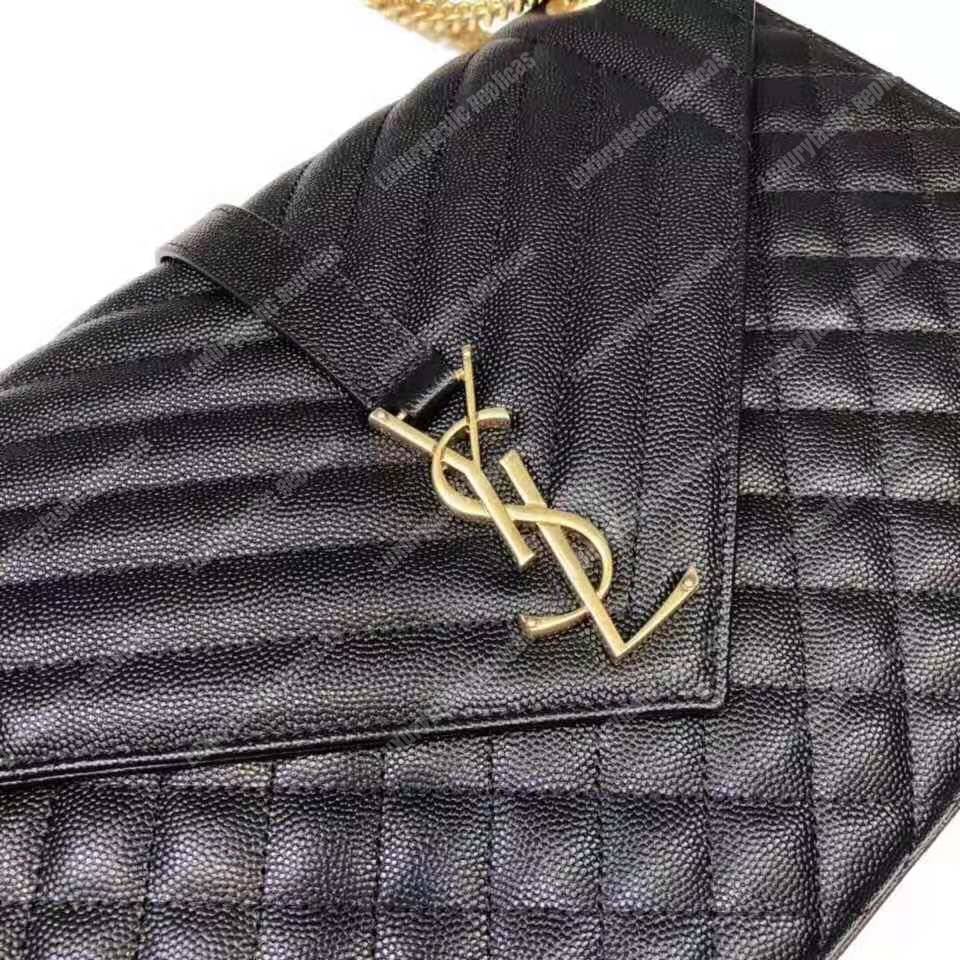 Saint Laurent Classic Large Soft Envelope Black