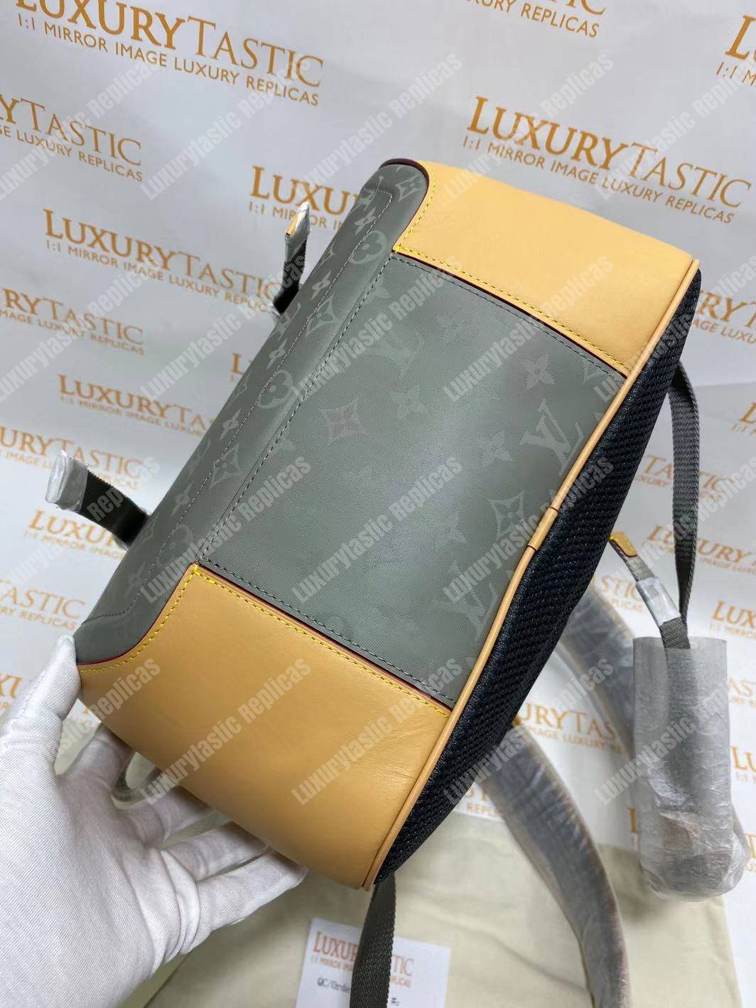 LV Backpack GM Monogram Titanium