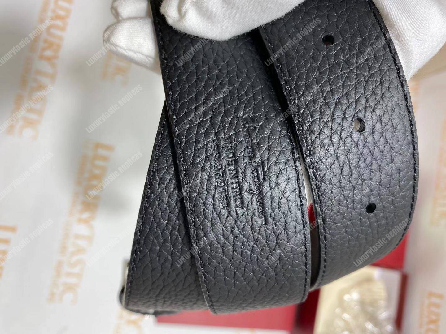 Salvatore Ferragamo Adjustable and Reversible Gancini Belt